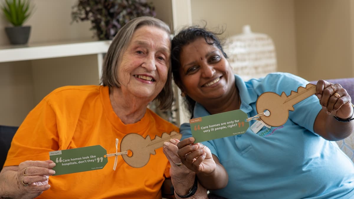 Alton care home Borovere uses wooden keys to tell people all about it